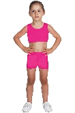 SHORT DANZA LYCRA FUCSIA BABY